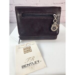 NWT VTG  TR Bentley Black Wallet Multi-Compartment Organizer Cash/CC
